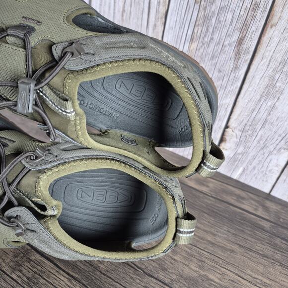 KEEN Men's SOLR High-Performance Closed Toe Water Sandals Green Men's Sz 11 - Picture 7 of 9